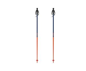 FISCHER OneWay GT18 Flame Ski Poles 130 cm All Mountain Alpine Poles Aluminium