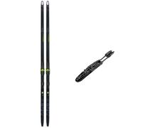 Fischer - Pack Nordic Ski Speedmax 80 Skate Plus 115 Stiff - 186 + Control Skate Step-In IFP Black Yellow - Nordic Ski