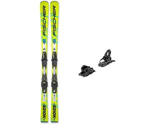Fischer - Pack Ski Rc4 Noize St Yellow Superflex - 160 + Rc4 Z12 Gw Powerrail Br 85 Matt Black Flash Yellow - Ski