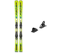 Fischer - Pack Ski Rc4 Noize St Yellow Superflex - 165 + Rc4 Z12 Gw Powerrail Br 85 Matt Black Flash Yellow - Ski