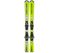 Fischer - Pack Ski RC4 Race Jr (130-150) - 130 + Fs7 Gw Ca Jrs Br.78 Solid Black Yellow - Ski