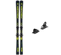 Fischer - Pack Ski Rc4 Wc Rc M-Track - 175 + Rc4 Z12 Gw Powerrail Br 85 Matt Black Flash Yellow - Ski