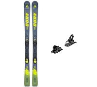 Fischer - Pack Ski The Curv Gt 85 M-Track - 182 + Rsw 12 Gw Powerrail Br. 85 Solid Black Flash Yellow - Ski