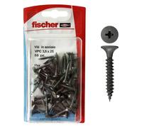 FISCHER Plasterboard Dry Wall Screws Stainless Steel Pack of 50 Vpc 3.5 X 25