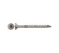 fischer Power-Fast 4 X 60 mm Countersunk Head Screw - Zinc, 657181 (100-Piece)