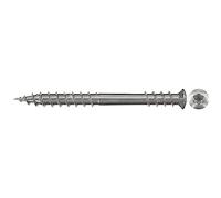 fischer PowerFast Decking Screws 5.5 x 60 Countersunk Head Stainless Steel A2 Inner Star Torx Drive for Screwing Decking on Wooden Substructures (Pack of 200)