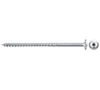 fischer - PowerFast FPF II WT25P 5.0 x 50 Zinc Coated Frame Screws Partial Thread Disc Head with Torx Drive T25 / Box of 200
