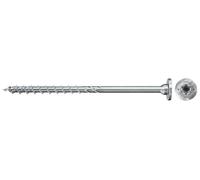 fischer PowerFast II Chipboard Screw 6.0 x 80, Stepped Countersunk Head with Inner Star TX, Partial Thread, Screw for Woodworking, Reduces Screwing Resistance & Screwing Time, GVZ, Pack of 100