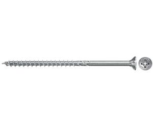 fischer PowerFast II CZP 6.0 x 140 Partially Threaded Chipboard Screw Phillips Countersunk Screw Woodworking Reducing Screw-in Resistance & Screwing Time