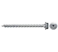 fischer PowerFast II HWTF 8.0 x 100, Powerful Wood Screws with Hex Head, Inner Star Socket and Full Thread, for Constructive Wood Construction, Pack of 50