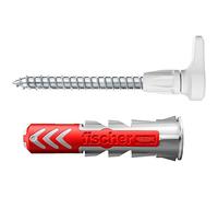 fischer PROFI-BOX SX Dowels, Dowel Box with 132 Expansion Dowels (60 Pieces 6 x 30, 60 Pieces 8 x 40, 12 Pieces