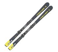 Fischer RC Pulse SLR Pro Alpine Ski Carving Skis 155 cm On-Piste Rocker with Binding RS9 SLR Z2.5-9 for Prepared Slopes Suitable for Advanced and Good Riders