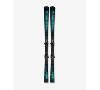 Fischer RC4 Power TPR Skis + RS 10 PR Bindings Black Turquoise Blue - 155