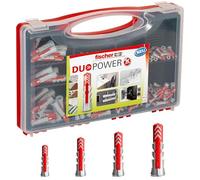 Fischer Redbox Duopower 280 Tasselli per Muro Pieno, Mattone Forato, Cartongesso e Gasbeton, 535973 Dowels, Grey/Red