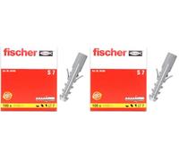 fischer S 7 Plug, 56106 (Pack of 2)