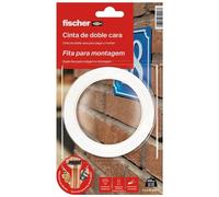 fischer Sclm Double Sided Tape / (3 m Blister), 548831, White