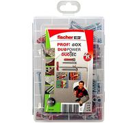fischer - Set of 87 Wall Plugs and Screws for Plaster, Concrete and Brick