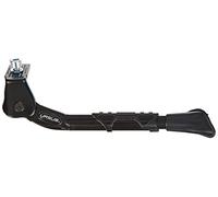 Fischer Side Stand Suitable for 26-28 Inches, Especially for E-bikes, Non-Slip Rubber Base, Load Capacity: 30kg, Black