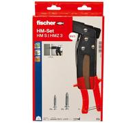 Fischer - Silver Metal Anchor Kit with Pliers and 40 Dowels for Hollow Body