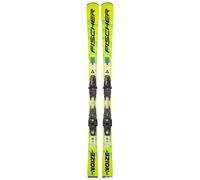 Fischer - Slope skis - RC4 Noize ST Yellow Superflex + RC4 Z12 Gw 2026 in Titanium - Size 165 cm Yellow 165 cm