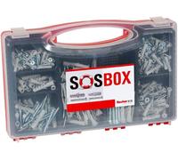 fischer SOS-Box Wall Plug & Screw Assortment 360 Pieces