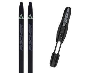 FISCHER Sports Crown Ef Mounted + Nordic Tour Step-in Ifp - Mixte - Grey / Black - size 194- model 2026 194
