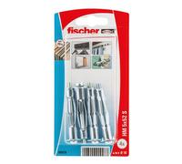 Fischer Metal Cavity Fixing HM 5 x 52 S with Screw, 8 Pieces, 90928 zinc