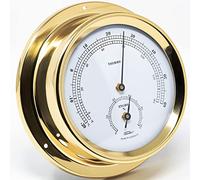 Fischer Thermo-Hygrometer, Brass, Multi Colour, One Size