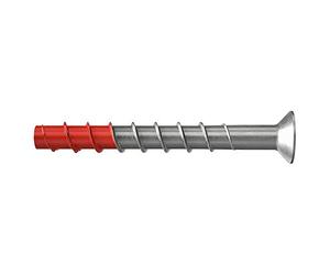 fischer UltraCut FBS II 10x80 25/15/- SK Stainless Steel Countersunk Head, Powerful Concrete Screw with Hardened Tip, for Outdoor & Wet Areas, for Secure Attachment to Concrete, Pack of 50