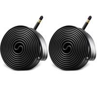 FISCHER Unisex Bicycle Inner Tube Black Plain (Pack of 2)