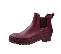 Fischer Women's Carolina Rain Boot, Bordo, 7 UK