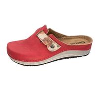 Fischer Women's Jessica Loafer Flat, Cherry, 7.5 UK