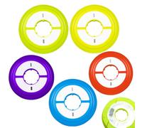 Fischereidrahtspule, Fischerdrahtspulenspule | Organisator Spool Fischereiführer,Set Von 5 Angler Draht Organizer Silicon, Geschlossener Angel -Spulenzubehör, Das Spulen -Spulen -Accessories