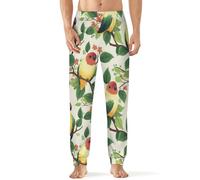 Fischers Lovebird Men's Breathable Pajama Pants Soft Lounge Pant Leisure Sleep Bottoms Gift for Home Beach Yoga 6XL