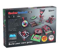 fischertechnik Build-Your-Own-Game 564067 - Construction Set, Game Collection with Wheel of Fortune, Maze & more, Ages 7+