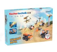 fischertechnik Junior Max 576101 - STEM Building Kit for Kids, 10 Models, Educational Toy for Ages 5+, Orange