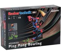 fischertechnik Ping Pong Bowling 569017 - Construction Kit for Children, Bowling Game with Funnel, Ages 7+