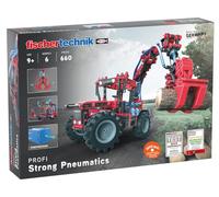 fischertechnik 559876 Professional Strong Pneumatics Construction Kit for Children from 9 Years, Pneumatically Operated Construction Toy with Tractor and 5 Other Models