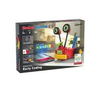 fischertechnik 559889 ROBOTICS - Early Coding, Kit for Children from 5 Years, Experiment Box for 3 Robot Models, for Building & Programming, with Motors & Sensors, 32 x 80 x 20 cm