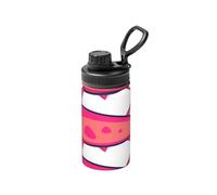 Fish 12oz Space Pot Full Width Printed Double-Layer Heat Preservation and Cold Preservation Cup Innovative Leak-Proof Pot Cover Portable Cup is Suitable for Outdoor Sports