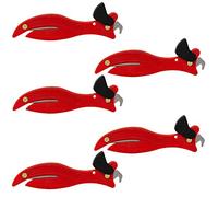 Fish 200 Original Enclosed Blade Safety Box Cutter (5, Red)
