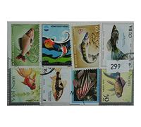 Fish. 25 Stamps, All Different. (299)
