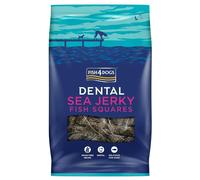 Fish4Pets Fish4Dogs Sea Jerky Fish Squares Dog Treats - 575G