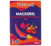 Fish 4 Ever Mackerel Fillets in Organic Spicy Tomato Sauce - 110g
