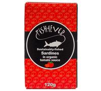 Fish 4 Ever MSC Whole Sardines In Organic Tomato Sauce - 120g