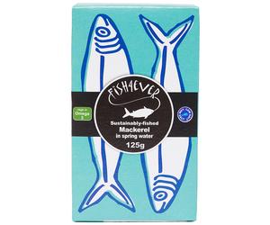 Fish 4 Ever Scottish Mackerel In Spring Water - 125g