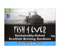 Fish 4 Ever Sustainably-Fished Wild Sprats in Spring Water 105g
