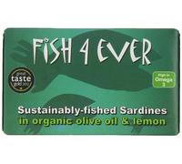 Fish4Ever Sardines In Organic Lemon and Olive Oil 120 g