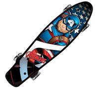 Fish 55 cm skateboard, non-slip deck, lightweight, STABLE from 20 to 50 kg (MARVEL Avengers Captain America)