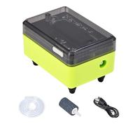 Fish Aerator, Rechargeable Battery, 8x5.5x4cm, Rechargeable Bubbler Device, Live Bait Aerator, Transparent Design, For Camping Trips, Garden Ponds, Boat Fishing